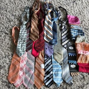 Assorted Men's Neckties - Multi-Color Set